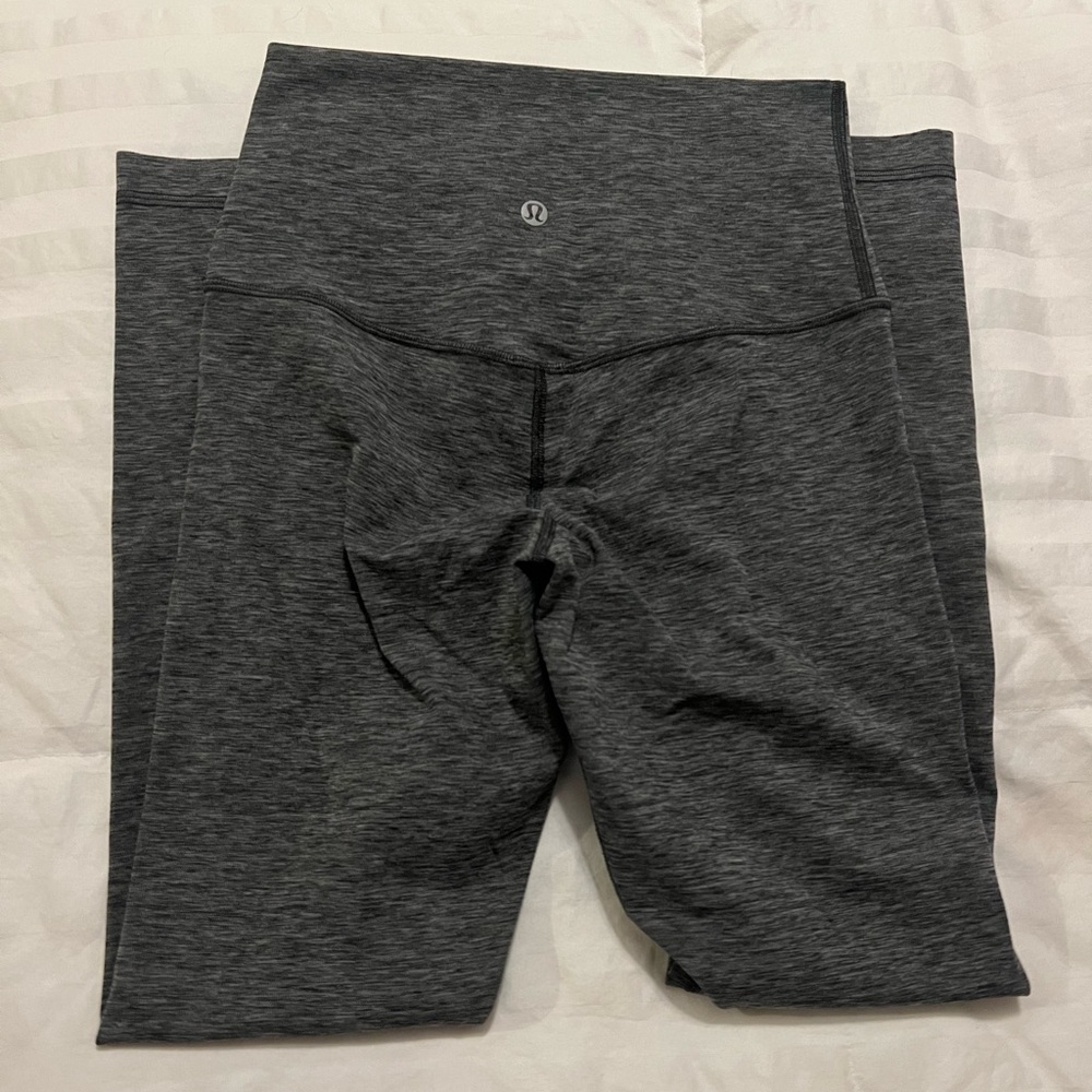 lululemon High-Rise Align Gray Leggings 25”